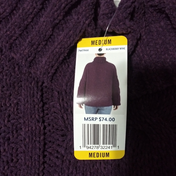 Seven7 Chenille Sweater NWT - Picture 2 of 3